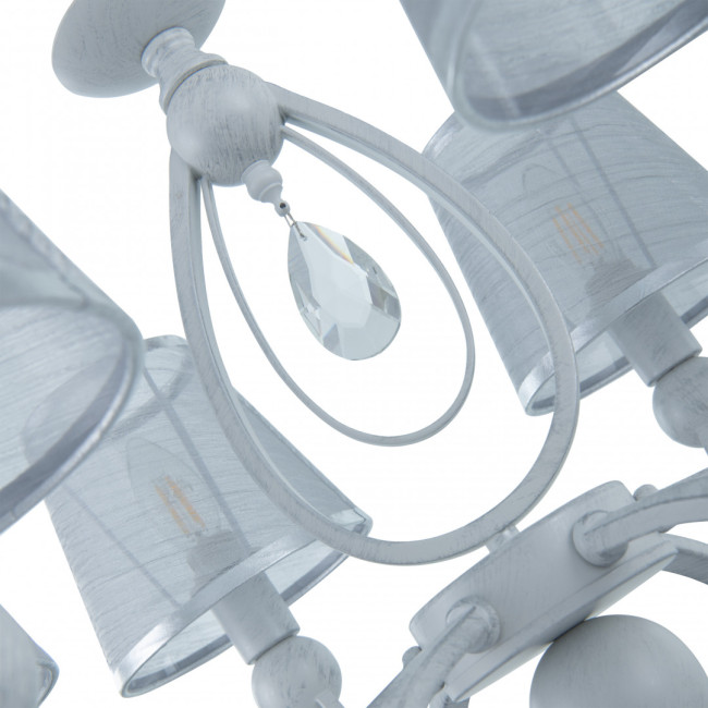 Подвесная люстра Arte Milano 347203/6 WT+SL Подвесная люстра Arte Milano 347203/6 WT+SL