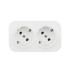 Розеточный блок двойной с/з Legrand Quteo 782233