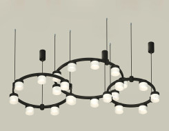 Комплект подвесного светильника Ambrella Light Techno Ring XR92092210 (A9209x3, C9242, C9238, C9232, N8402)