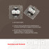 Розетка RJ45 Arte Milano 217.45-2.shampan Розетка RJ45 Arte Milano 217.45-2.shampan