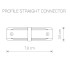 Коннектор прямой Nowodvorski Profile 9454 Коннектор прямой Nowodvorski Profile 9454