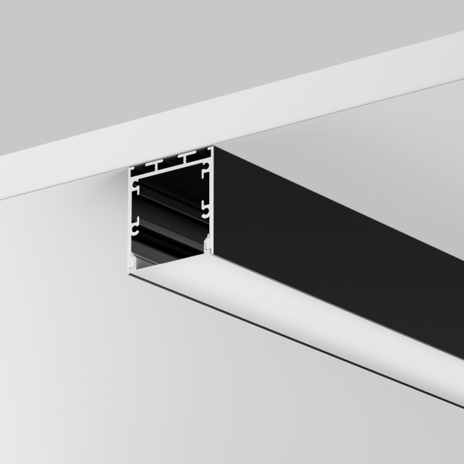 Алюминиевый профиль накладной-подвесной Maytoni Led Strip ALM-3535BT-B-3M 633004 Алюминиевый профиль накладной-подвесной Maytoni Led Strip ALM-3535BT-B-3M 633004