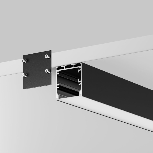 Алюминиевый профиль накладной-подвесной Maytoni Led Strip ALM-3535BT-B-3M 633004 Алюминиевый профиль накладной-подвесной Maytoni Led Strip ALM-3535BT-B-3M 633004