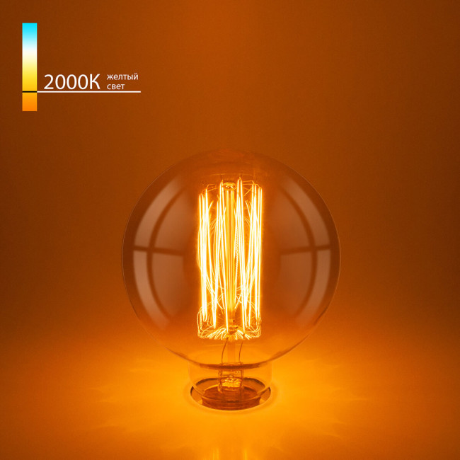 Лампа накаливания Elektrostandard диммируемая E27 60W прозрачная 4690389082160 Лампа накаливания Elektrostandard диммируемая E27 60W прозрачная 4690389082160