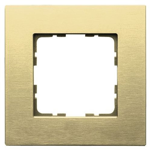 Рамка Jasmart G-Metal шампань 1-постовая G1001AG Рамка Jasmart G-Metal шампань 1-постовая G1001AG