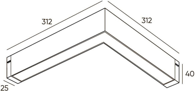 Трековый светодиодный светильник Denkirs Smart Linear DK8014-BK Трековый светодиодный светильник Denkirs Smart Linear DK8014-BK