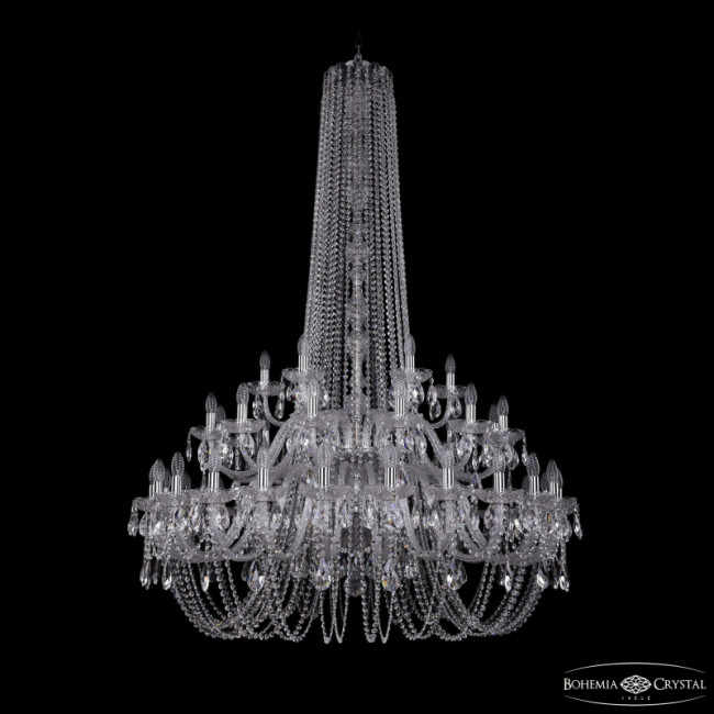 Подвесная люстра Bohemia Ivele Crystal 1402/24+12+6/460/h-176/2d Ni
