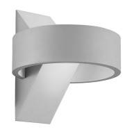 Уличный настенный светильник Uniel ULU-S34A-8W/4000K IP65 GREY UL-00009350