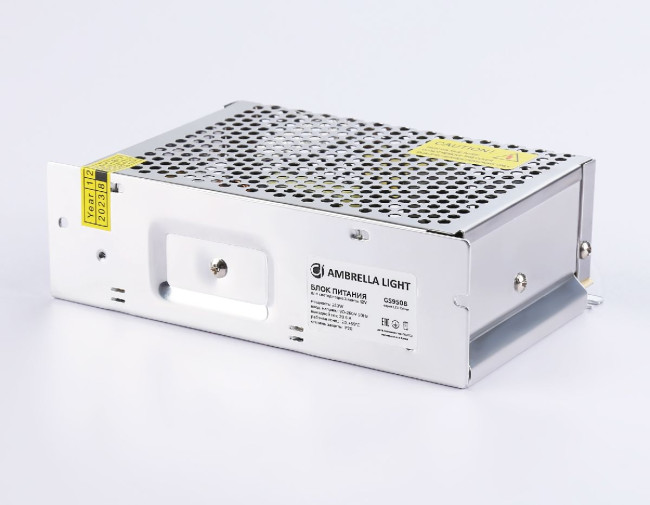Блок питания Ambrella Light LED Driver 12V 250Вт AC90-260 20.8A IP20 GS9508 Блок питания Ambrella Light LED Driver 12V 250Вт AC90-260 20.8A IP20 GS9508