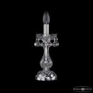 Настольная лампа Bohemia Ivele Crystal 1409L/1-27 Ni