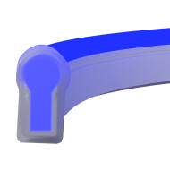 Гибкий неон Maytoni Led Strip 25x13 220В 8Вт/м Blue IP65 50м 201235