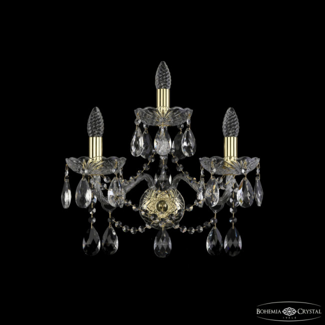 Бра Bohemia Ivele Crystal 1413B/2+1/200/XL G Бра Bohemia Ivele Crystal 1413B/2+1/200/XL G
