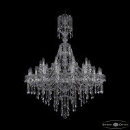 Подвесная люстра Bohemia Ivele Crystal 1415/20+10/400/XL-154 Ni