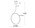 Подвесная люстра Italline IT013-6025 white 3000K