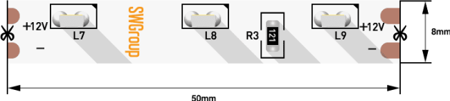 Светодиодная лента SWG SWG31560-12-4.8-WW 002201 Светодиодная лента SWG SWG31560-12-4.8-WW 002201