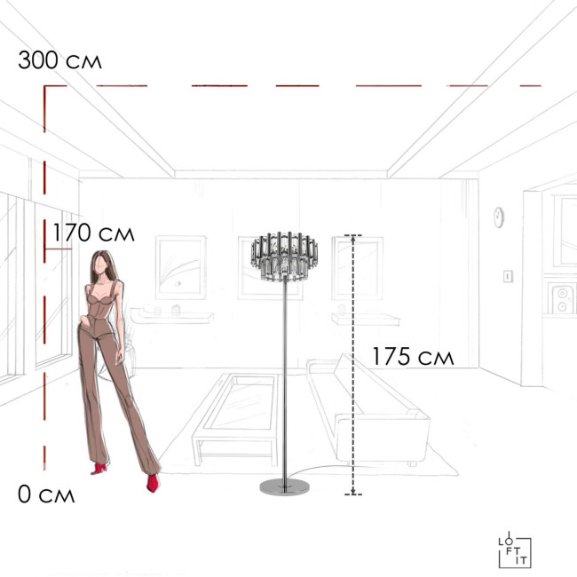 Торшер Loft IT Boucle 10438F Торшер Loft IT Boucle 10438F