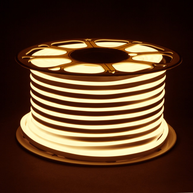 Светодиодный гибкий неон Elektrostandard 220V 9,6W 120Led 2835 IP67 односторонний теплый белый, 50 м 4690389167355 Светодиодный гибкий неон Elektrostandard 220V 9,6W 120Led 2835 IP67 односторонний теплый белый, 50 м 4690389167355