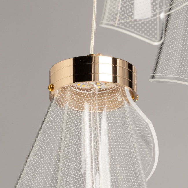 Каскадная люстра De Markt Конти 488013110