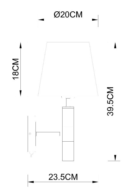 Бра Arte Lamp Robert A5066AP-1BK Бра Arte Lamp Robert A5066AP-1BK