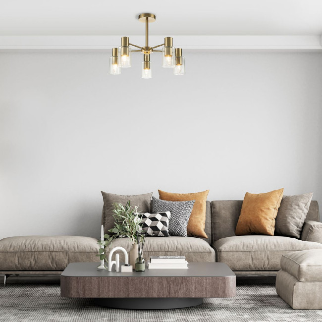 Люстра на штанге Escada Diversity 2120/5P Gold Люстра на штанге Escada Diversity 2120/5P Gold