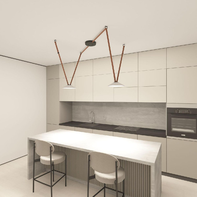 Трековый однофазный светильник Denkirs Belty Flow DK5565-WH+BK Трековый однофазный светильник Denkirs Belty Flow DK5565-WH+BK