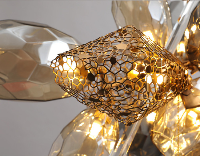 Настенный светильник 8898W gold/smoky Настенный светильник 8898W gold/smoky