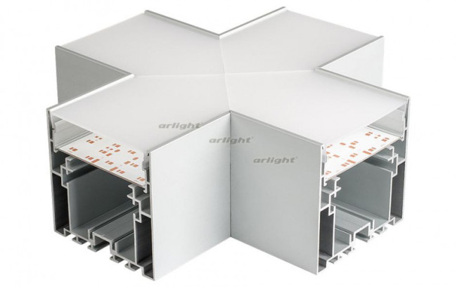 Угол Arlight S2-LINE-7977-X90 крестовой 021265 Угол Arlight S2-LINE-7977-X90 крестовой 021265