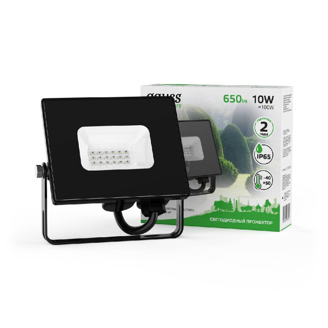 Прожектор светодиодный Gauss Elementary 10W 613100610 Прожектор светодиодный Gauss Elementary 10W 613100610