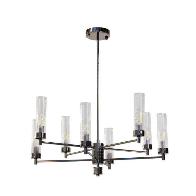 Люстра на штанге AM Group INDIGO SP8 PEARL BLACK Люстра на штанге AM Group INDIGO SP8 PEARL BLACK