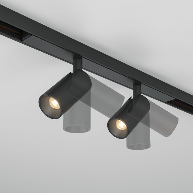 Трековый магнитный светильник Maytoni Focus Duo TR176-1-2X3WTW-M-B Трековый магнитный светильник Maytoni Focus Duo TR176-1-2X3WTW-M-B