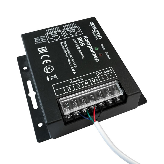 Коннектор для соединения RGB/CCT ленты Apeyron 10мм с контроллером RGB/CCT 09-04 Коннектор для соединения RGB/CCT ленты Apeyron 10мм с контроллером RGB/CCT 09-04