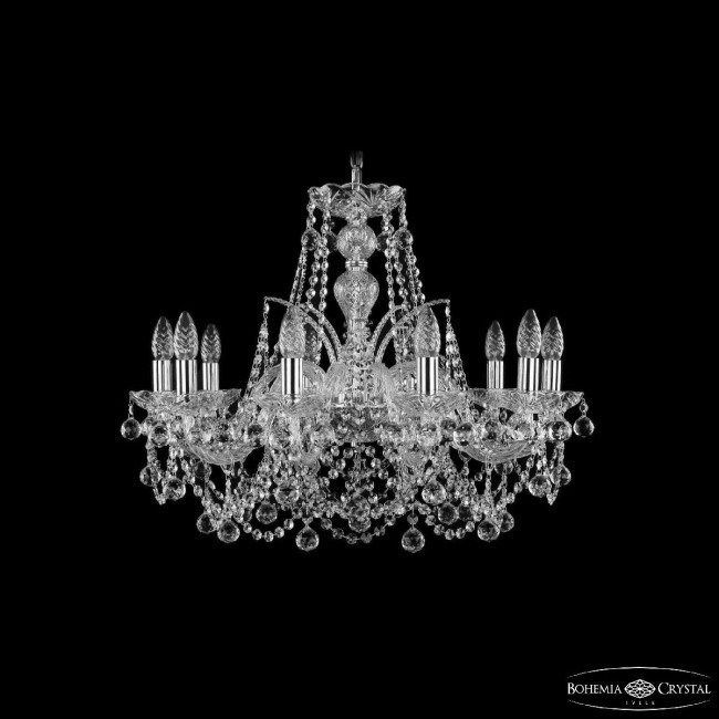 Подвесная люстра Bohemia Ivele Crystal 1411/10/240 Ni Balls Подвесная люстра Bohemia Ivele Crystal 1411/10/240 Ni Balls