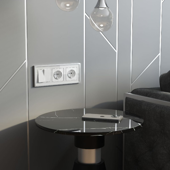 Розетка с заземлением Werkel 4690389197314 W1171041 a064010 Розетка с заземлением Werkel 4690389197314 W1171041 a064010