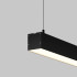 Линейный подвесной светильник Maytoni Technical 3000K 50x50 (Черный, 1 м) LL312027