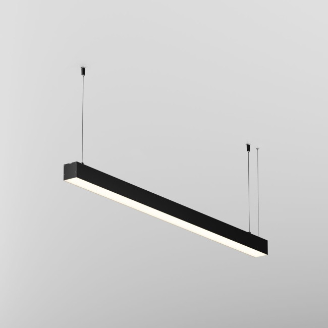 Линейный подвесной светильник Maytoni Technical 3000K 50x50 (Черный, 1 м) LL312027