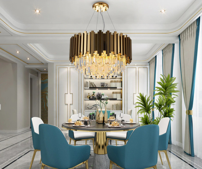 Подвесная люстра Delight Collection Barclay A006-600 L6 gold Подвесная люстра Delight Collection Barclay A006-600 L6 gold