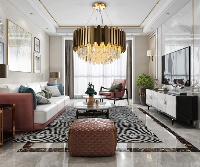 Подвесная люстра Delight Collection Barclay A006-600 L6 gold Подвесная люстра Delight Collection Barclay A006-600 L6 gold