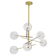 Люстра на штанге Delight Collection Globe Mobile 9307P-6A gold Люстра на штанге Delight Collection Globe Mobile 9307P-6A gold