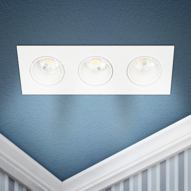 Встраиваемый светильник Эра KL90-3 WH Б0054372 Встраиваемый светильник Эра KL90-3 WH Б0054372