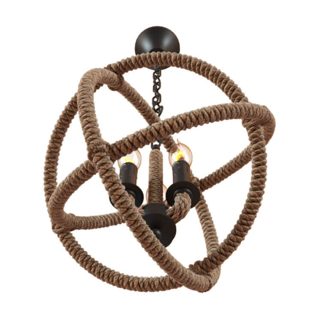 Подвесная люстра LOFT IT Rope Loft1194-3 Подвесная люстра LOFT IT Rope Loft1194-3