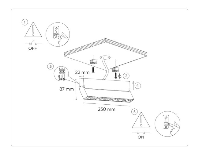 Настенно-потолочный светильник Ambrella Light Move TA1829 Настенно-потолочный светильник Ambrella Light Move TA1829