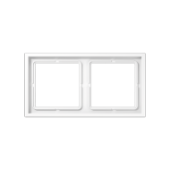 Рамка двухместная Jung LSZ982BFWWM