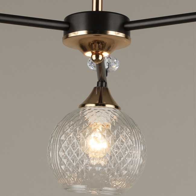 Люстра на штанге Reluce 04892-0.3-03 COFFEE+FGD Люстра на штанге Reluce 04892-0.3-03 COFFEE+FGD