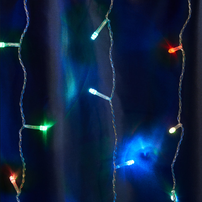 Уличная светодиодная гирлянда Feron CL18 230В 8Вт мультиколор 1,5м IP44 48172 Уличная светодиодная гирлянда Feron CL18 230В 8Вт мультиколор 1,5м IP44 48172