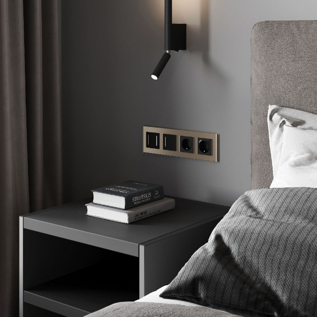 Умный сенсорный выключатель одноклавишный Werkel 4690389197918 W4513008 a064141