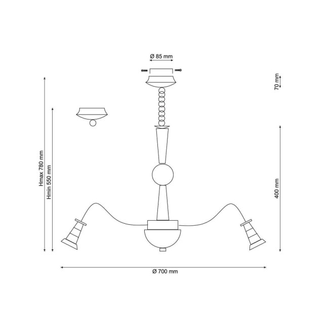 Подвесная люстра Lucia Tucci Natura 071.8 LED Подвесная люстра Lucia Tucci Natura 071.8 LED