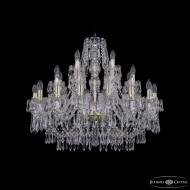 Подвесная люстра Bohemia Ivele Crystal 1403/16+8+4/300 G Подвесная люстра Bohemia Ivele Crystal 1403/16+8+4/300 G