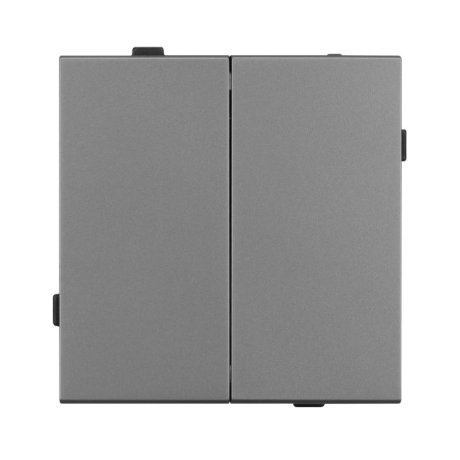 Механизм выключателя двухклавишный непроходной Arlight SWT-TENDO-MK02-PL-GR (230V, 10A) 054060 Механизм выключателя двухклавишный непроходной Arlight SWT-TENDO-MK02-PL-GR (230V, 10A) 054060
