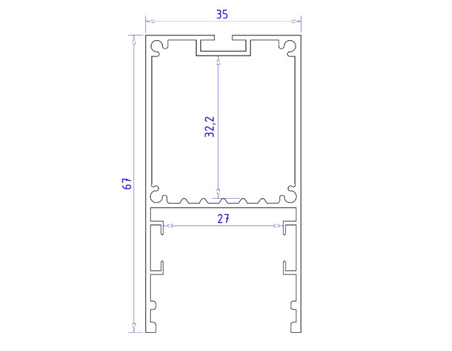 Алюминиевый профиль Ambrella Light Profile System GP3000BK Алюминиевый профиль Ambrella Light Profile System GP3000BK