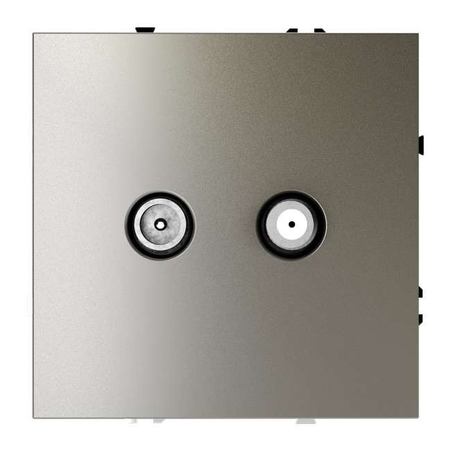 Розетка телевизионная Voltum S70 VLS060404 (шелк) Розетка телевизионная Voltum S70 VLS060404 (шелк)